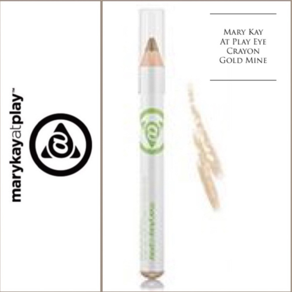 Mary Kay At Play Gold Mine Eyeshadow Eye Crayon Pencil Liner Makeup Discontinued